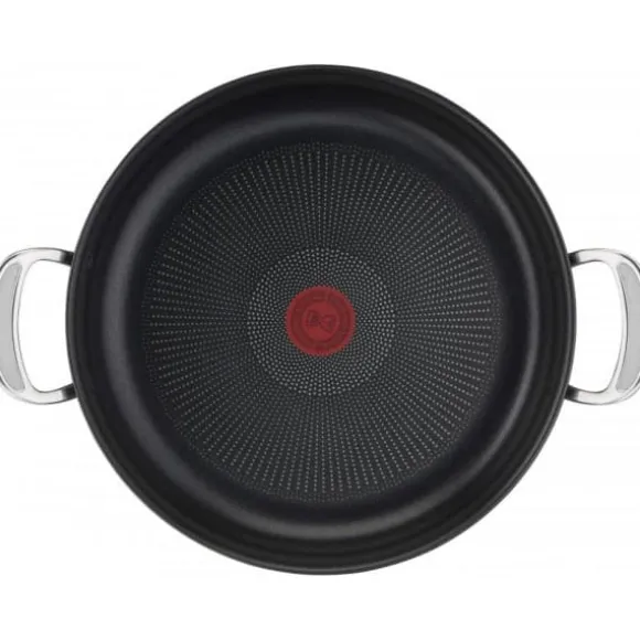 Tefal Jamie Oliver Cook's Classics HA-grytan med glaslock 30 cm/5,4 L, svart