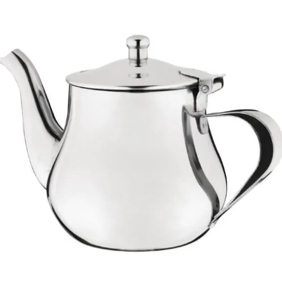 Tekanna - Olympia - 500 ml - Rostfritt stål - Spegelfinish - Värmebeständiga handtag