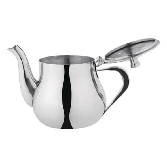 Tekanna - Olympia - 500 ml - Rostfritt stål - Spegelfinish - Värmebeständiga handtag