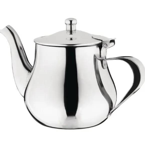 Tekanna - Olympia - 500 ml - Rostfritt stål - Spegelfinish - Värmebeständiga handtag