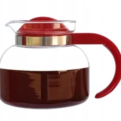 TERMISIL GLASKANNA 1,3L FÖR KAFFE, TE, ÖRTER, KAYA, VÄRMETÅLIG, POLSK