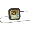 TFA Dostmann 14.1509.01 Grilltermometer Övervakning av kärntemperatur, med touchscreen, Kabelsensor Stek, Grillad mat