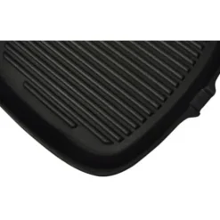 The Living Store Gjutjärnspanna grill 24 x 23 cm - Bordsgrillar & grillpannor