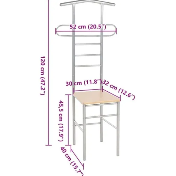 The Living Store Herrbetjänt 2 st metall - Herrbetjänter