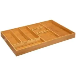 Tidy Bestick Organizer för lådor, bambu