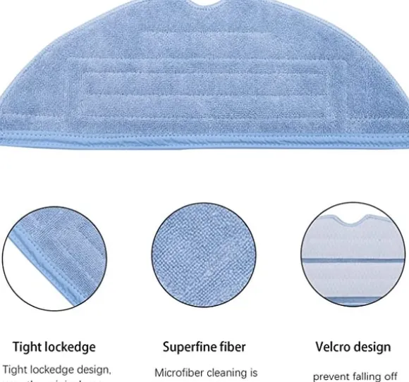Tillbehör borstar/filter/moppdukar 14 delar Roborock S7/S7 Plus/T7/T7 Plus/T7S/T7S Plus