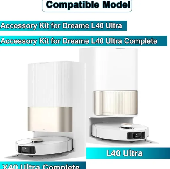 Tillbehör för Dreame X40 Ultra/L40 Ultra Robot Vacuum