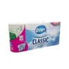 Toalettpapper Ooops! Classic Sensitive 3-lagers Ø10,6cm L15,8mxW9,3cm New Fibre White,6 pk x 8 rl/crt