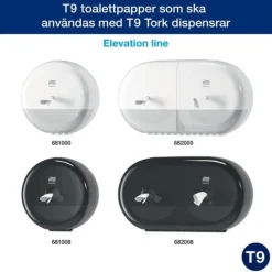 Toalettpapper TORK Adv T9 2-lag 12/fp
