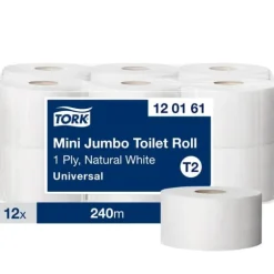 Toalettpapper TORK Uni T2 1-l natur12/fp
