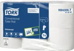 Toalettpapper Tork Universal T4 2-lagigt natur 472246 42rullar/kartong - (42 rullar per kartong)