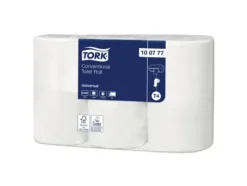 Toalettpapper Tork Universal T4 2-lagers 45m 100777 42 rullar/kvadrat Oblekt 353x118x198mm (42 rullar)