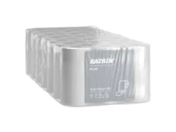 Toiletpapir Katrin Plus 285 hvid 35m 38411 3-lag - (42 ruller pr. karton)