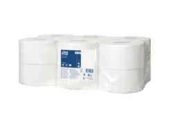 Toiletpapir Tork® Jumbo Mini Universal T2, 120161, 1-lags, pakke a 12 stk.