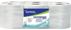 Torkrulle LYRECO Maxi 148,5m vit 6/fp