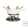 Traditionellt fondueset - LIVOO - MEN426C - 2,6L - 6 personer - Emaljerat gjutjärn - 6 gafflar - Caquelon lämplig för alla värmekällor