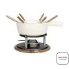 Traditionellt fondueset - LIVOO - MEN426C - 2,6L - 6 personer - Emaljerat gjutjärn - 6 gafflar - Fonduegryta lämplig för alla värmekällor