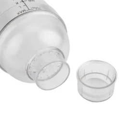 Transparent anti-läckage PC Resin Cocktail Shaker Mixer med Scale Bar Tool (700 ml)