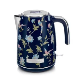 Trådl kettles - Laura Ashley - Marine Elveden - kapacitet 1,5L, kalkfilter, 2200W, automatisk avstängning