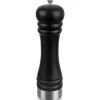 Träkvarn för att mala kryddor, peppar, salt, svart 21,5 cm