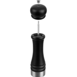 Träkvarn för att mala kryddor, peppar, salt, svart 21,5 cm