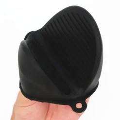 Ugnsvante silikon grytlapp 2-pack Svart