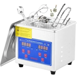 Ultraljudsrenare 1,3 l professionell med digital ultraljudsdisplay