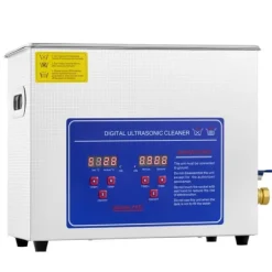 Ultraljudsrengöringsmaskin SM® - 6L, 240V, 200W, rostfritt stål, silver, för glasögon, smycken, proteser