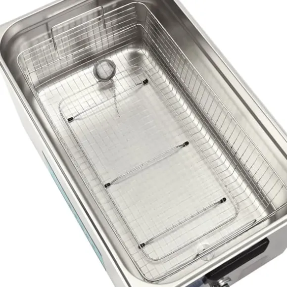 Ultraljudstvätt - 10 L Rengöringsmaskin - 28/40 kHz - Timer 0–30 min - EU-kontakt 220 V - Rostfritt stål 201/304 - Effekt <800 W - Ljusgrå