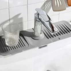 Universal avloppsmatta i silikon för diskho 45 x 14 cm BRUNBESTE BB-3329 grå