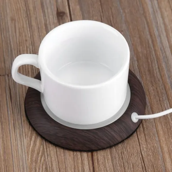 USB-koppvärmare - Mörk träkorn