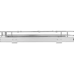 Utdragbar skåpsorganisatör, 43,2x53,3x6,4 cm, Silver, Förkromat stål Förvaring