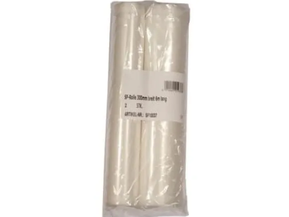 Vacuumpose 300 mmx6 m 90 my på Rulle med Ru overflade,15 pk x 2 rl/krt