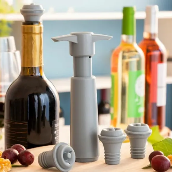 Vakumpump och vinkorkar Winuum InnovaGoods (4 kåpor)