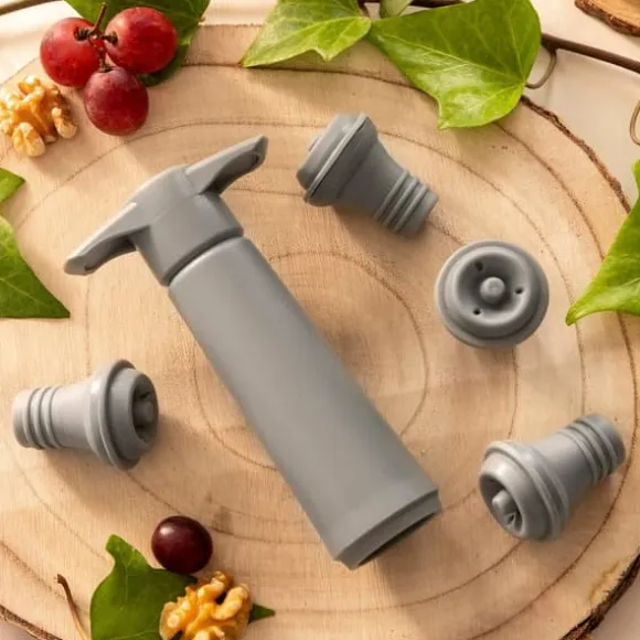 Vakumpump och vinkorkar Winuum InnovaGoods (4 kåpor)