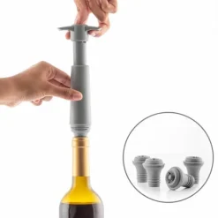 Vakumpump och vinkorkar Winuum InnovaGoods (4 kåpor)