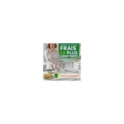 Vakuumförpackningsrullar - FOODSAVER - FSRE2002X01 - Återvinningsbara - 20cm x 4,5m - Förlängd hållbarhet