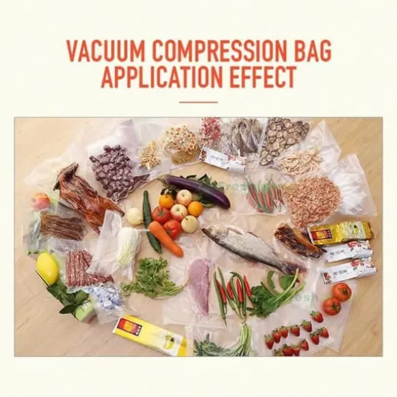 Vakuumpåsar - Fresh World - 25x500 CM - Återanvändbara - Ekologiska - Vacuum Sealer