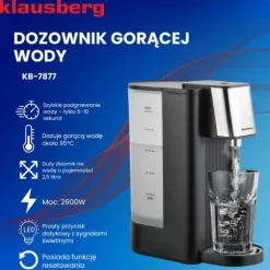 Varmvattendispenserfördelare 2,5L KLAUSBERG KB-7877