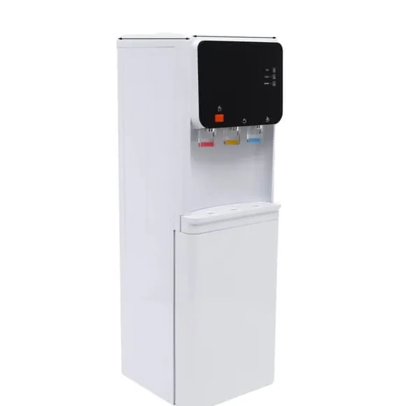 Vattenautomat, varm och kall funktionalitet, fristående design,VIT