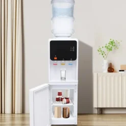 Vattendispenser - Bordmodell - 220 V - Varmt & Kallt Vatten - För Kontor och Hem - Transparent