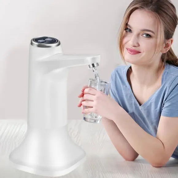 Vattenflaskdispenser USB-laddning Automatisk elektrisk dricksvattenpump för kontorsskola