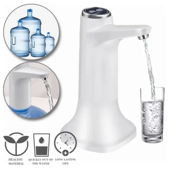 Vattenflaskdispenser USB-laddning Automatisk elektrisk dricksvattenpump för kontorsskola