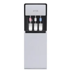 Vattenkylare och Dispenser - Golvstående - Bottenmatad - Varm & Kall - Spänning 220V - EU-kontakt - Uppvärmning 500W, Kylning 75W - Vit