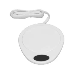 Vattentät elektrisk USB-muggvärmare för keramiska kaffekoppar - Vit