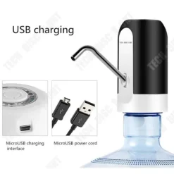 Vattenutskärare - TECH DISCOUNT - Automatisk pump - USB - Trådlös - 5W