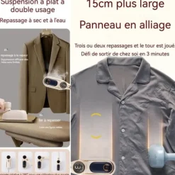 Vertikal ångstrykare 230ml 1200w med dubbel användning 3:e ångläge reseångares strykare med 14 cm handtag