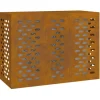 vidaXL Corten stål Väderbeständigt stål 110 x 50 x 80 cm Hållbar