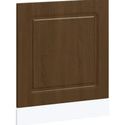 vidaXL Diskmaskinspanel Kalmar brun ek 60x1,5x67 cm konstruerat trä
