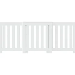 vidaXL Elementskydd vit 205x21,5x83,5 cm konstruerat trä